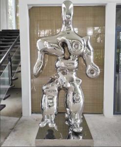 Wholesale Mirror Polished Modern Stainless Steel Sculpture Large Indoor Decoration from china suppliers