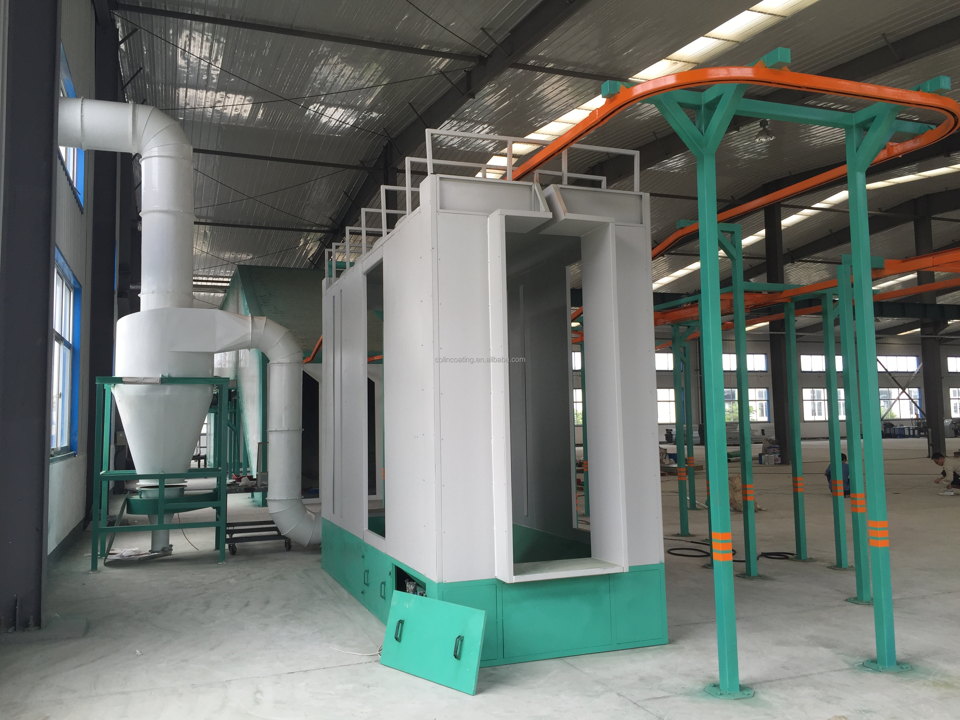 PLC Dip Pretreatment Plant Powder Painting Line For Metal Surface