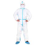 Waterproof Microporous Type 4 Disposable Coveralls Chemical Resistant Jumpsuit