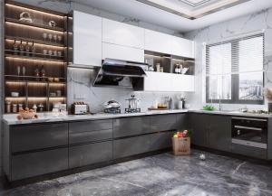 Wholesale Base Cabinet Kitchen Cupboard Made In China Kitchen Furniture For Custom House from china suppliers