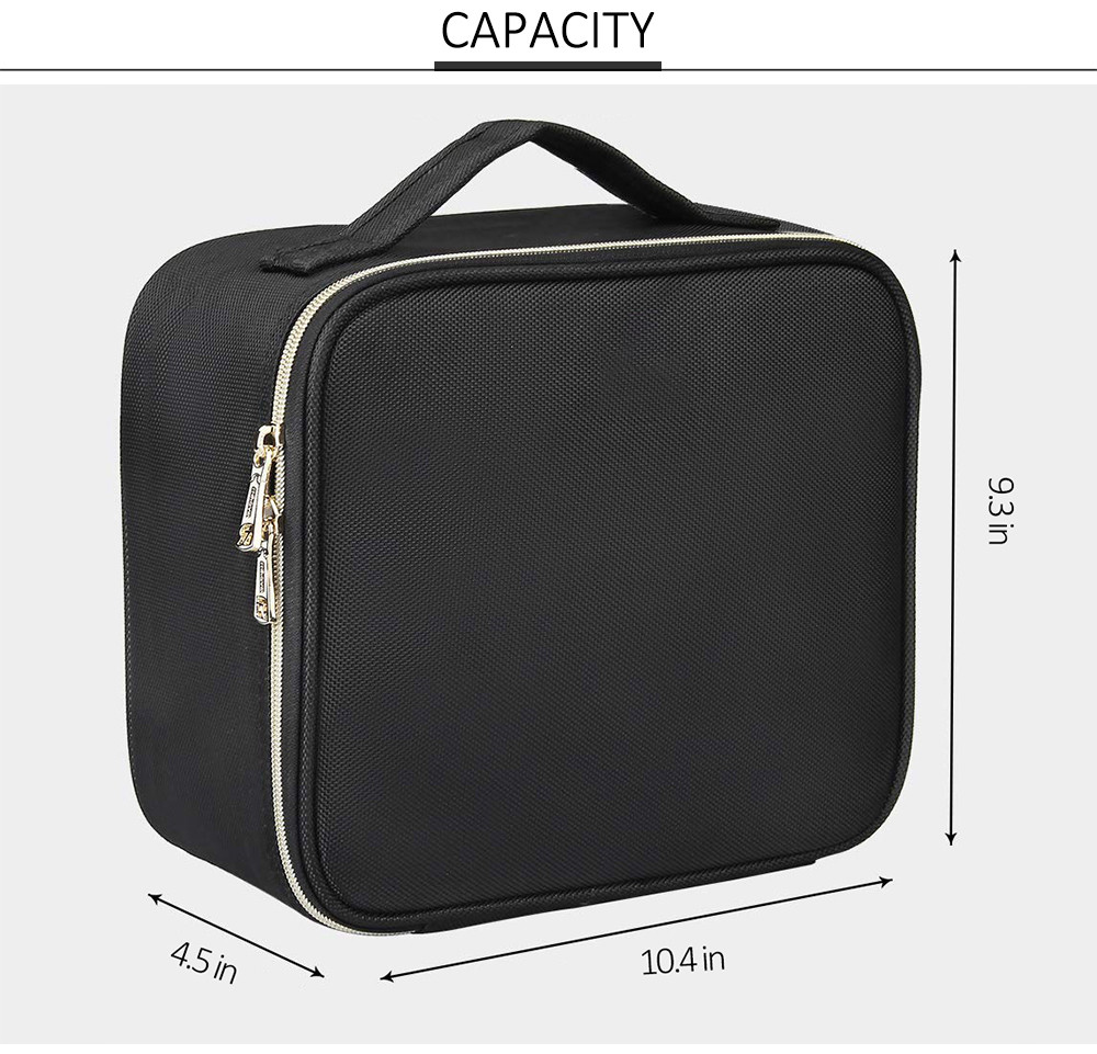 Unisex Plain Polyester Makeup Organiser Bag For Travel