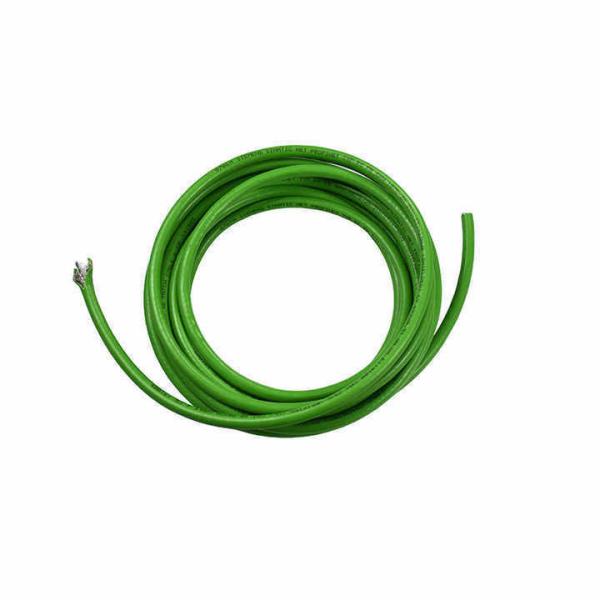 Copper / Tinned Copper Conductor Material Customized Green PUR Jacket Canbus