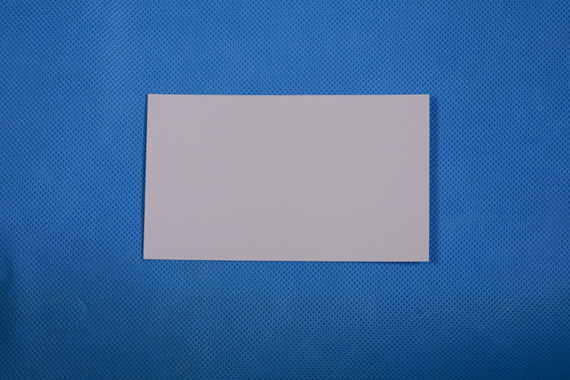 C167 White low gloss fingerprint backing sheet