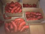 100% Virgin Red Silicone Tube Extrusion For Corona Roller Or Transfer Water Air