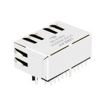 Halo HFJ12-1G11RL Compatible LPJGF26826CNL RJ45 1x2 MagJacks 1000 Base-T Tab