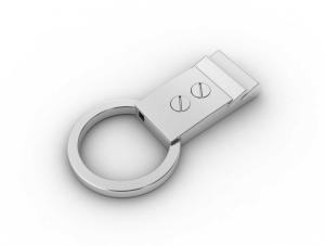 Wholesale Tagor Jewelry Top Quality Trendy Classic Men's Gift 316L Stainless Steel Key Chains ADK36 from china suppliers