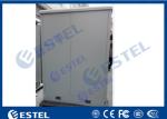 Air Conditioner Cooling Outdoor Telecom Enclosure Dual Bay IP55 With Alarm