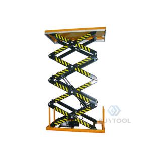 Wholesale Warehouse Mobile Hydraulic Lift Platform 2m Small Motorized Scissor Lift from china suppliers