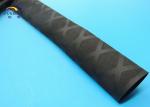 Abrasion resistant nonslip cross-lined polyolefin heat shrinable tube with ratio