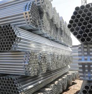 Wholesale Zinc Coated Pre-Galvanized Round Steel Pipe ASTM A0252 Cold Drawn Welded Galvanized Steel Tube For Construction from china suppliers