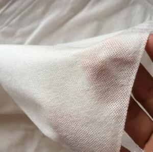 Wholesale Free sample 40 degree white PVA Cold Water Soluble Nonwoven Fabric on rolls from china suppliers