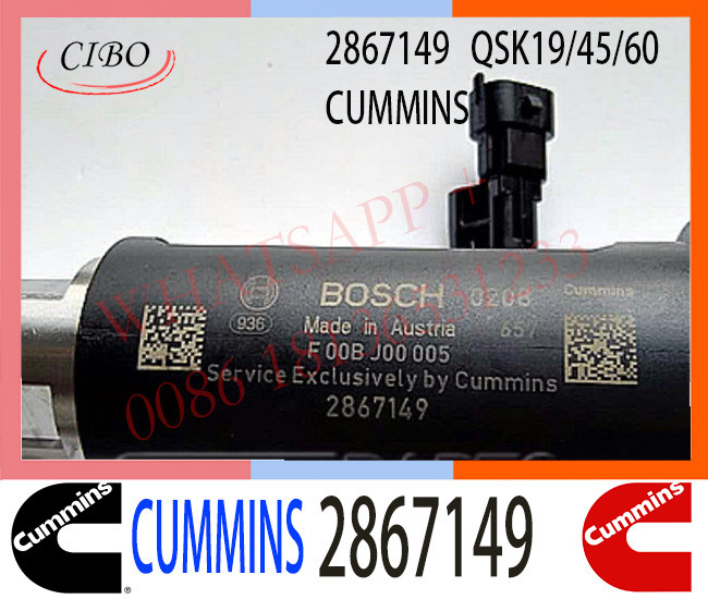 QSK19 CM850 QSK60 Neutral common rail fuel injector Y431K05420 F00BL0J019 2867149 2882079 4964170 4918073 4955524 49641