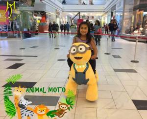 Wholesale Hansel wholesale 2018 latest animals walking coin operated motorized plush riding animals from china suppliers