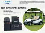 High Current 48V 200A Golf Cart Lifepo4 Battery Rechargeable With BMS