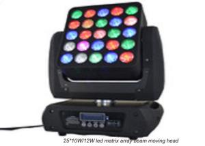 Wholesale Flat 25 x 12w High Brightness LED Moving Head Light / Square DJ Moving Head Lights from china suppliers