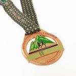 Route 68 Challenge Copper Finish Metal Running Medal For Marathon Events