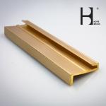 OEM Golden Brass L Profile , Anti Rust Extruded Brass Profiles