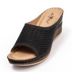 BS075 slippers European and American 2021 cross-border sandals women, wedge heel
