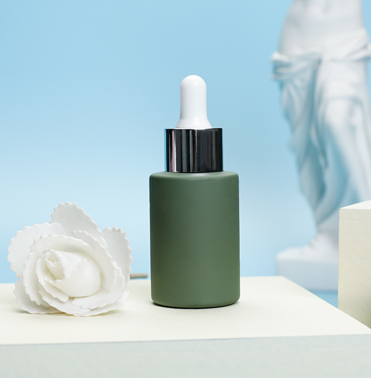 30ml 20ml Custom color skincare packaging lotion glass bottle pump wholesale