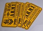 Print yellow and black color outdoor UV resistant army tactical series