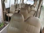 Hot For Sale Golden Color Leather Seat Bus Second Hand Toyota Coaster 23