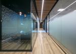 Office Hotel Partition Wall Indoor Glass Solid Shutters Dimming Glass Support