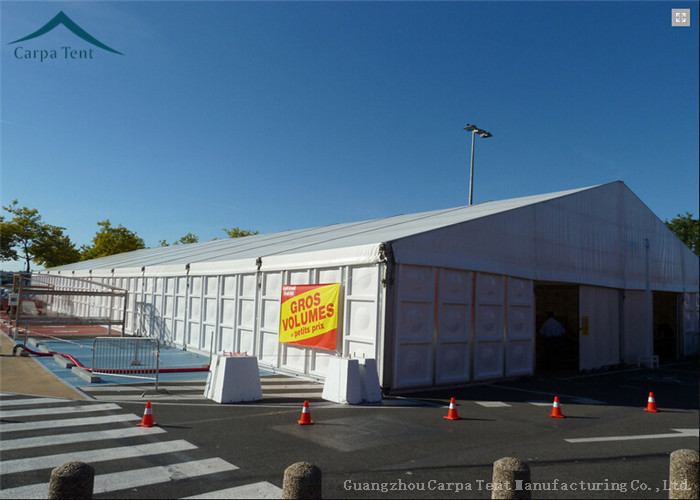 Functional ABS Wall Warehouse Tents, Large 10m * 25m Aluminum Structure Canopy
