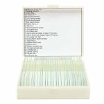 Lab Research 25 Kinds 22x22mm Label Microbiology Bacteria Slides