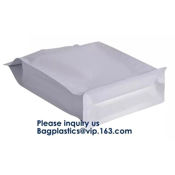 Oxo-Degradable stand up pouches Coffee Bags Stand Up Pouch With Valve Side Gusset Bag with Valve Flat Bottom Pouch with