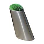 Metal hammered design planter pot hammered metal flower planter