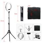 Fs-480 48w 18inch LED Ring Photographic Light for Makeup Beauty led Phone Holder