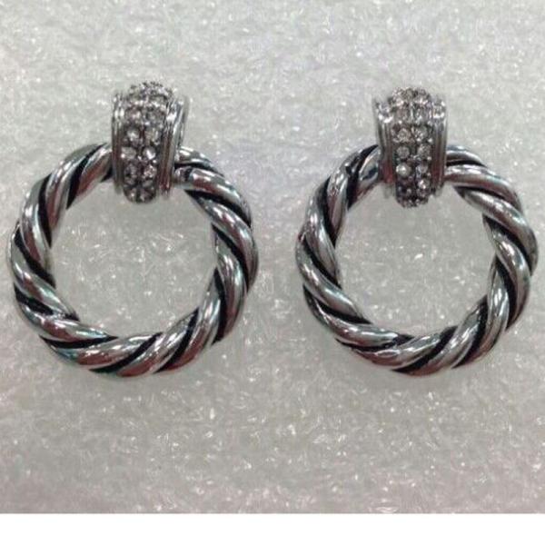 (E-12) High Quality! Design Jewelry Gold Plated Austrian Crystal Pave CZ