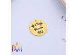 ODM Supported 4g 20mm Engraved Stainless Steel Jewelry Pendants