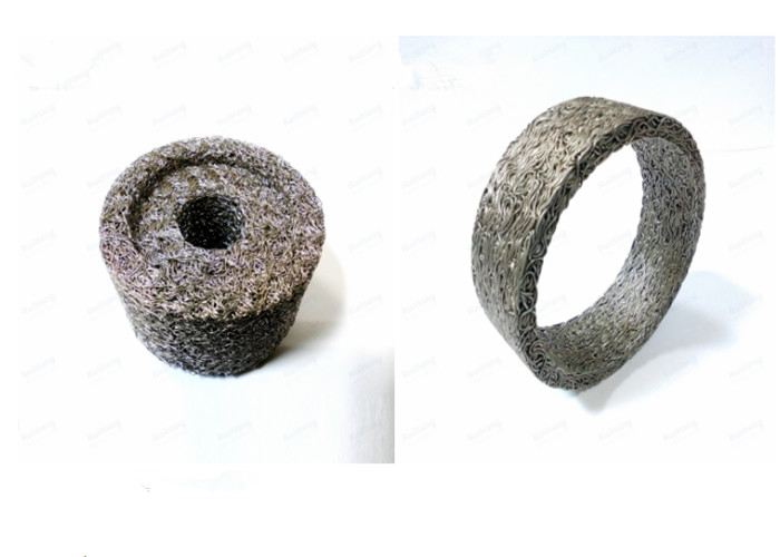 Stainless Steel Knitted Wire Mesh 0.08mm - 0.5 mm Dia OEM Kettle Filter Screen