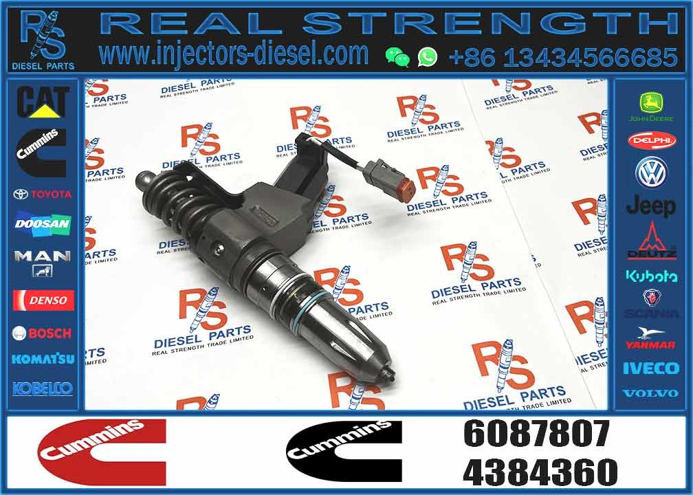 Factory OEM Quality Brand New Diesel Common Rail Fuel Injector Assembly 4307516 3087560 4384360 For C Ummins N14 Engine