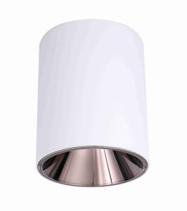 Wholesale hotel home bedroom dimmable Anti glare surface mounted Round black Cylinder COB LED spot lights Downlight from china suppliers