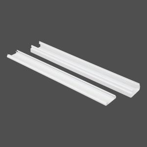 Wholesale PC Cove Sleeve Rigid PVC Plastic Channel Extrusion Profiles from china suppliers