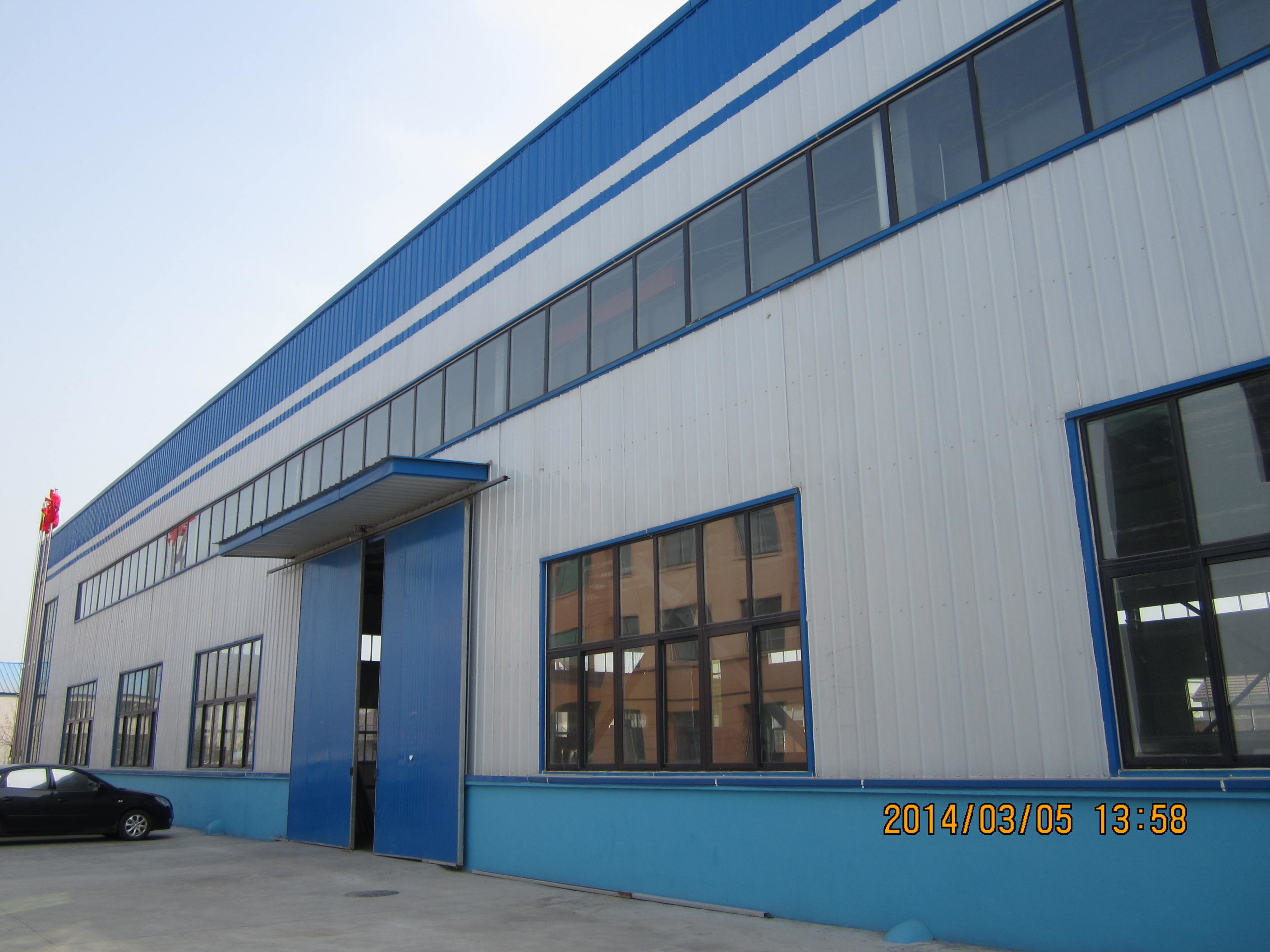 Prefabricated Steel Frame Construction Easy to Assemble Corrugated Metal Building Steel Structure Warehouse