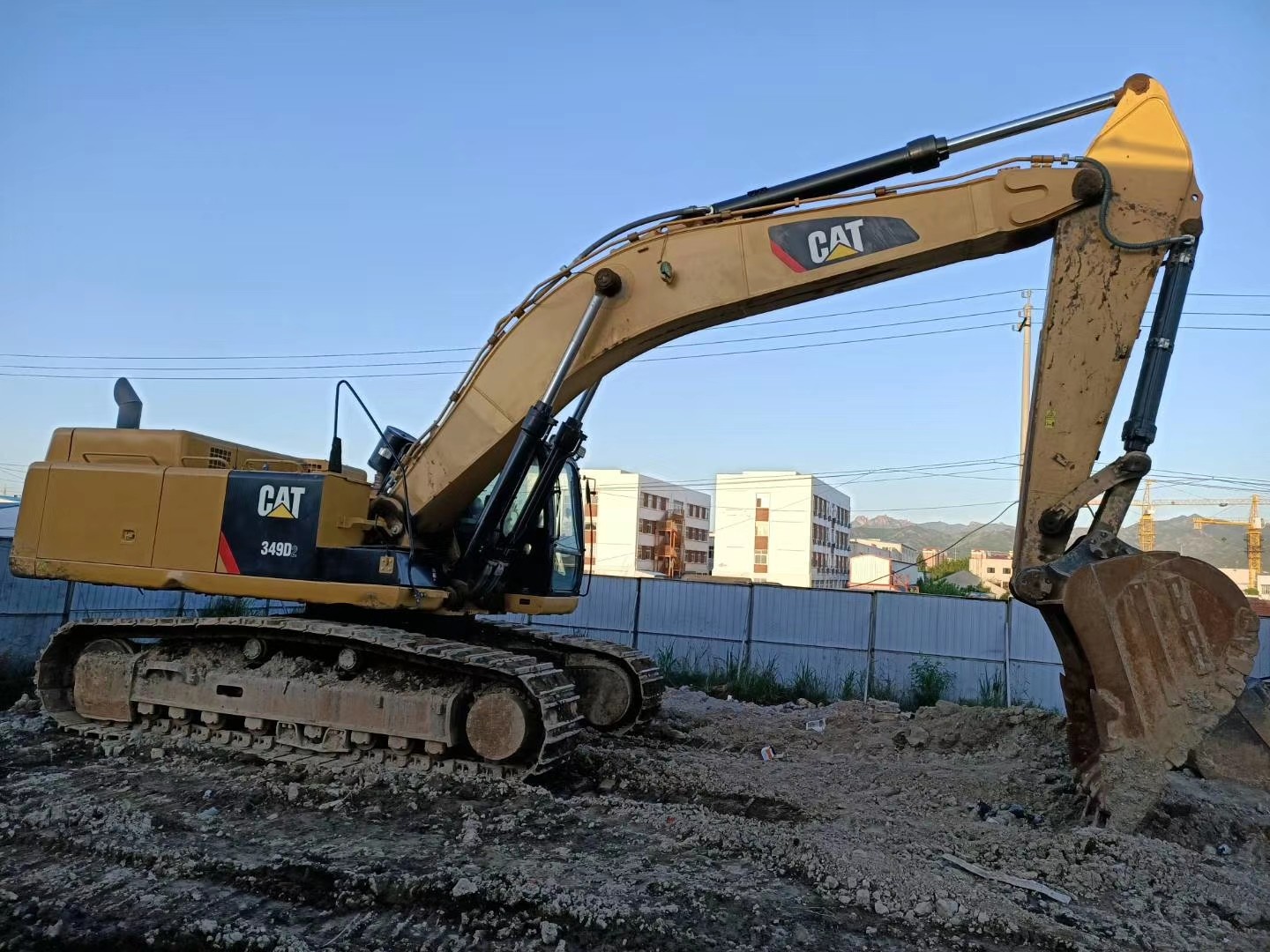 Used Cat 349 Cat349d2 49t Heavy Equipment Excavator Construction Excavation Machinery