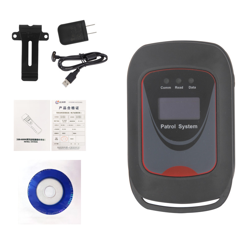 GPRS Real Time Guard Patrol Tour System Device 125Khz Card With OLED Screen