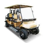 New Energy 6-8 Seater Golf Cart 60v Quiet Lithium Battery Off-Road Tires High