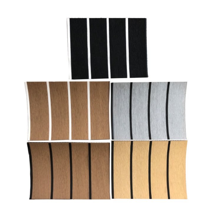 Waterproof Synthetic PVC Marine Boat/Yacht Decking Sheet Length 25m Fireproof Advantage