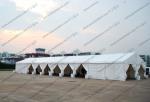 6*30M Temporary Aluminum Frame White PVC Cover Outdoor Canopy Tent for