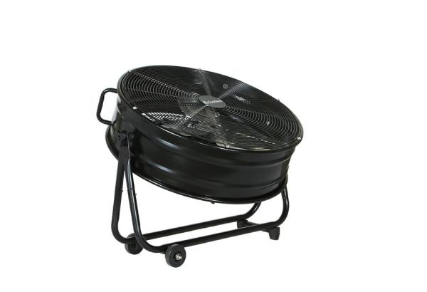 Stainless Steel Industrial Drum Fans 4625 CFM 0.55A Big Air Flow 120W 6.9m/s For