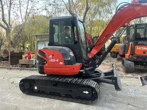 5000KG  Kubota U55-4 Excavator Used Kubota Digger With Original Parts