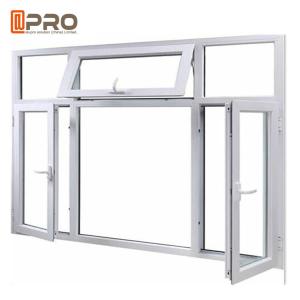 Wholesale Customize Horizontal Double Casement Windows / Aluminium Frame Glass Window nigeria casement window arch casement window from china suppliers