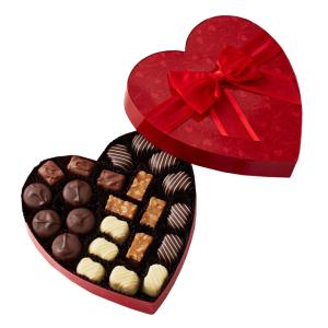 Wholesale C1s Artpaper Heart Shaped Chocolate Box With Matt Lamination from china suppliers