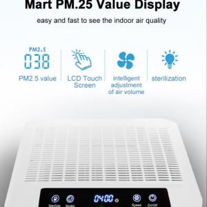 Wholesale H13 Hepa PM2.5 Air Purifier Large Room 1000m3/h Negative Ion Air Cleaner from china suppliers