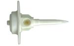 Custom Size Medical Plastic Parts , White Plastic Mouldings For Medical Drip