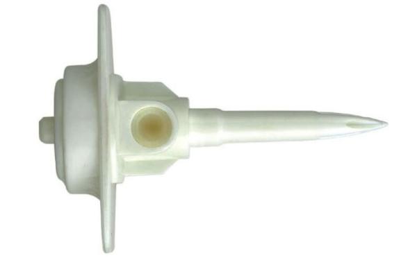 Custom Size Medical Plastic Parts , White Plastic Mouldings For Medical Drip